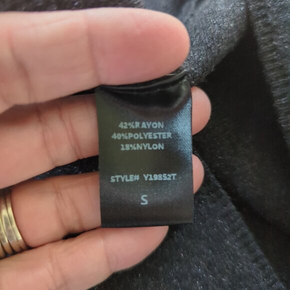 Pomander Place Tuckernuck Noir Vivianne Shimmer Turtleneck Sweater Dress Small - Picture 11 of 16